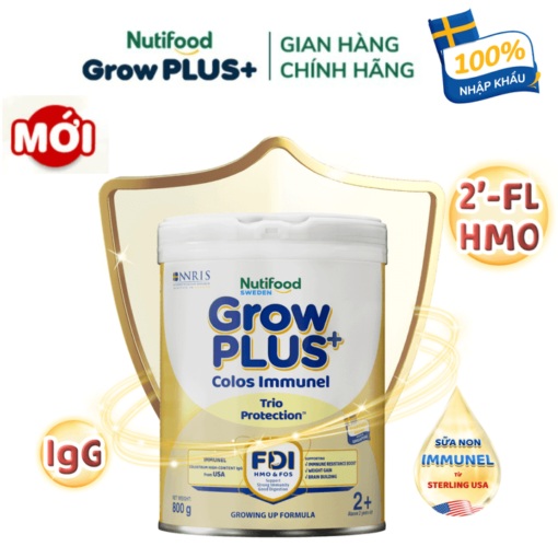 combo 5 lon sua bot growplus sua non immunel tu 2 tuoi lon 800g tang 1 xe truot scooter nutifood 7