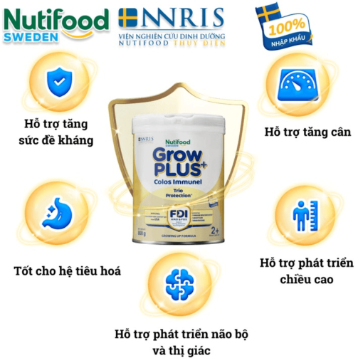 mua 2 sua bot growplus sua non immunel tu 2 tuoi lon 800g tang 1 do choi golf nutifood 2