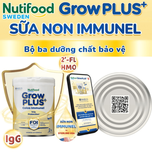 mua 2 sua bot growplus sua non immunel tu 2 tuoi lon 800g tang 1 do choi golf nutifood 7