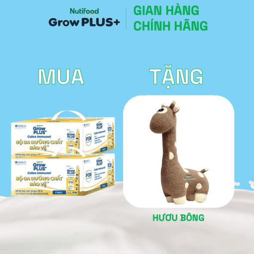 mua 2 thung 24 hop sua bot pha san growplus sua non immunel 180ml tang 1 huou bong nutifood 6