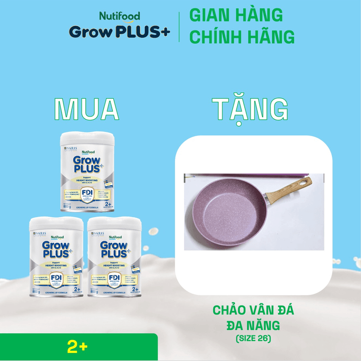 mua 3 sua bot growplus cao lon vuot troi tren 2 tuoi bac 800g tang 1 chao van da da nang size 26 nutifood 7