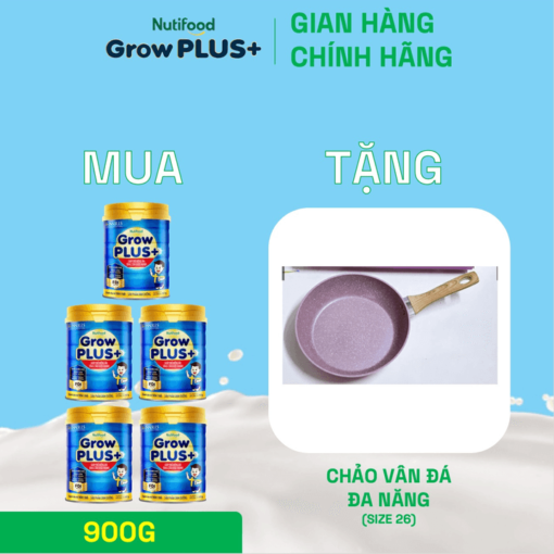 mua 5 sua bot nutifood growplus bieng an tren 1 tuoi tang can khoe manh lon 900g tang 1 chao van da da nang size 26 nutifood 8