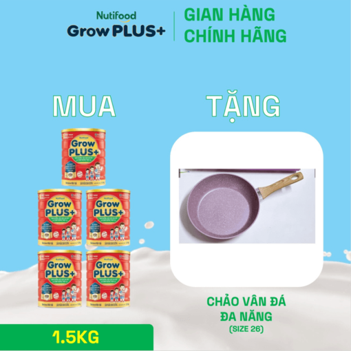 mua 5 sua bot nutifood growplus suy dinh duong tren 1 tuoi tang can tang chieu cao lon 1 5kg tang 1 chao van da da nang size 26 nutifood 2