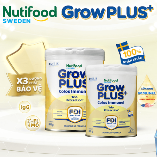 sua bot growplus sua non immunel tu 2 tuoi lon 800g nutifood 5 1